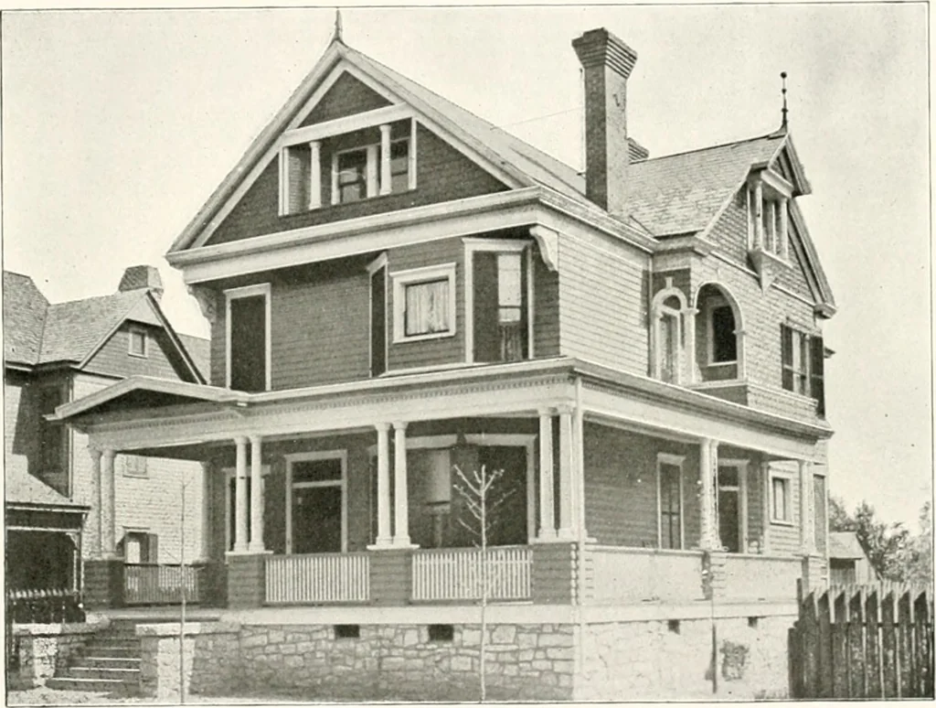 An illustration from Designs from the work of Frank P. Milburn, architect, Columbia, S.C, 1901, leaf 54