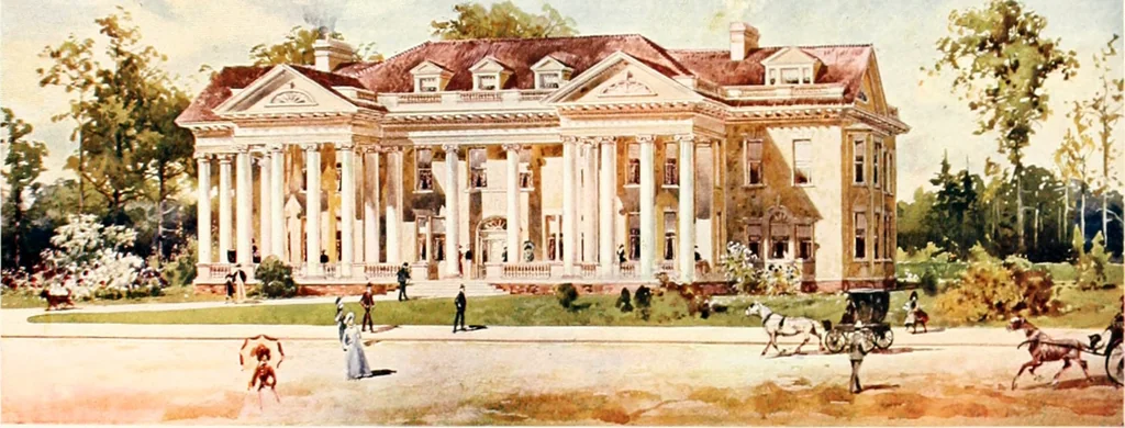 An illustration from Designs from the work of Frank P. Milburn, architect, Columbia, S.C, 1901, leaf 56
