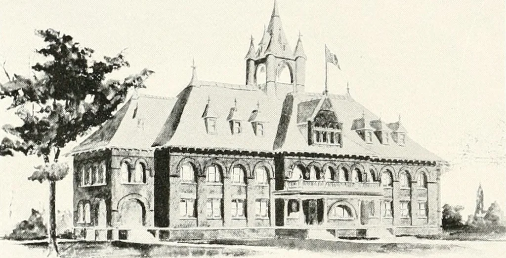 An illustration from Designs from the work of Frank P. Milburn, architect, Columbia, S.C, 1901, leaf 61