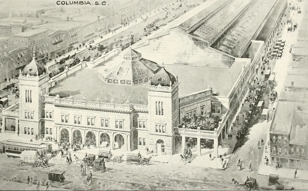 An illustration from Designs from the work of Frank P. Milburn, architect, Columbia, S.C, 1901, leaf 8