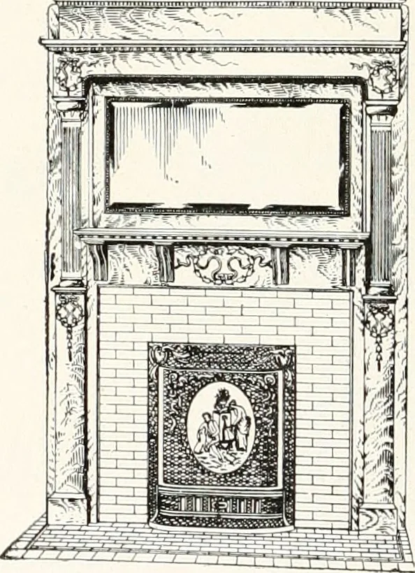 An illustration from Designs from the work of Frank P. Milburn, architect, Columbia, S.C, 1901, leaf 93