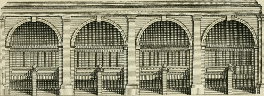 An illustration from Designs of Inigo Jones and others, 1731, leaf 108