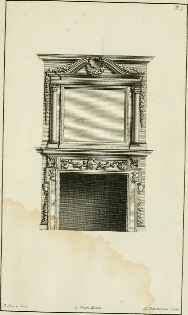 An illustration from Designs of Inigo Jones and others, 1731, leaf 22