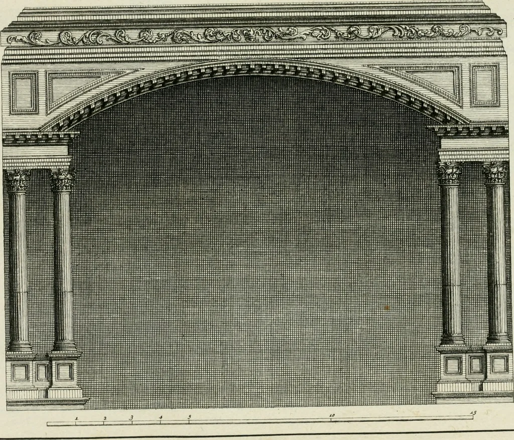 An illustration from Designs of Inigo Jones and others, 1731, leaf 52