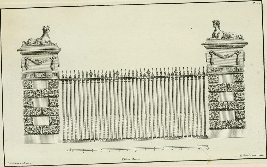 An illustration from Designs of Inigo Jones and others, 1731, leaf 56