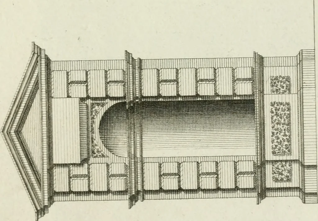An illustration from Designs of Inigo Jones and others, 1731, leaf 58