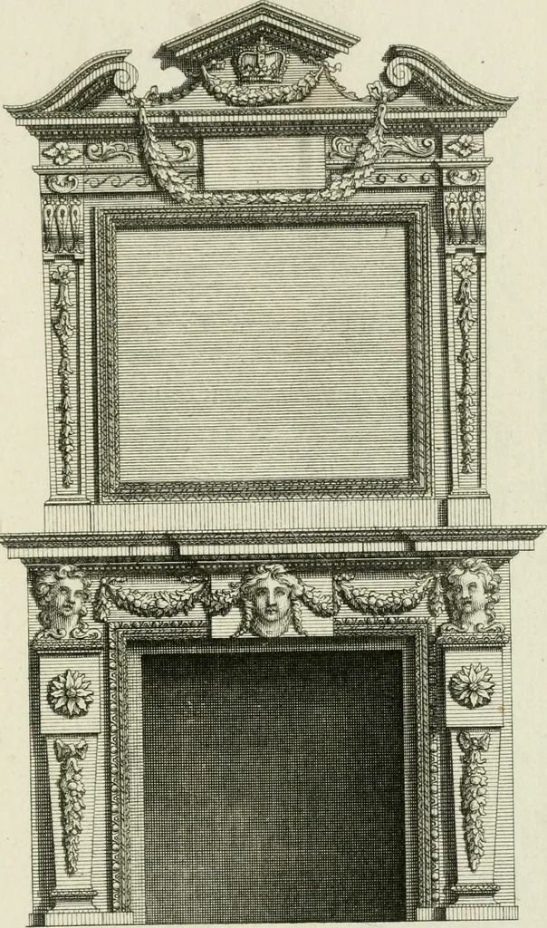 An illustration from Designs of Inigo Jones and others, 1731, leaf 60
