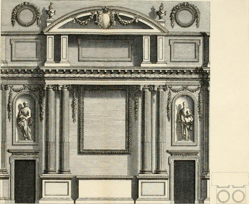 An illustration from Designs of Inigo Jones and others, 1731, leaf 63