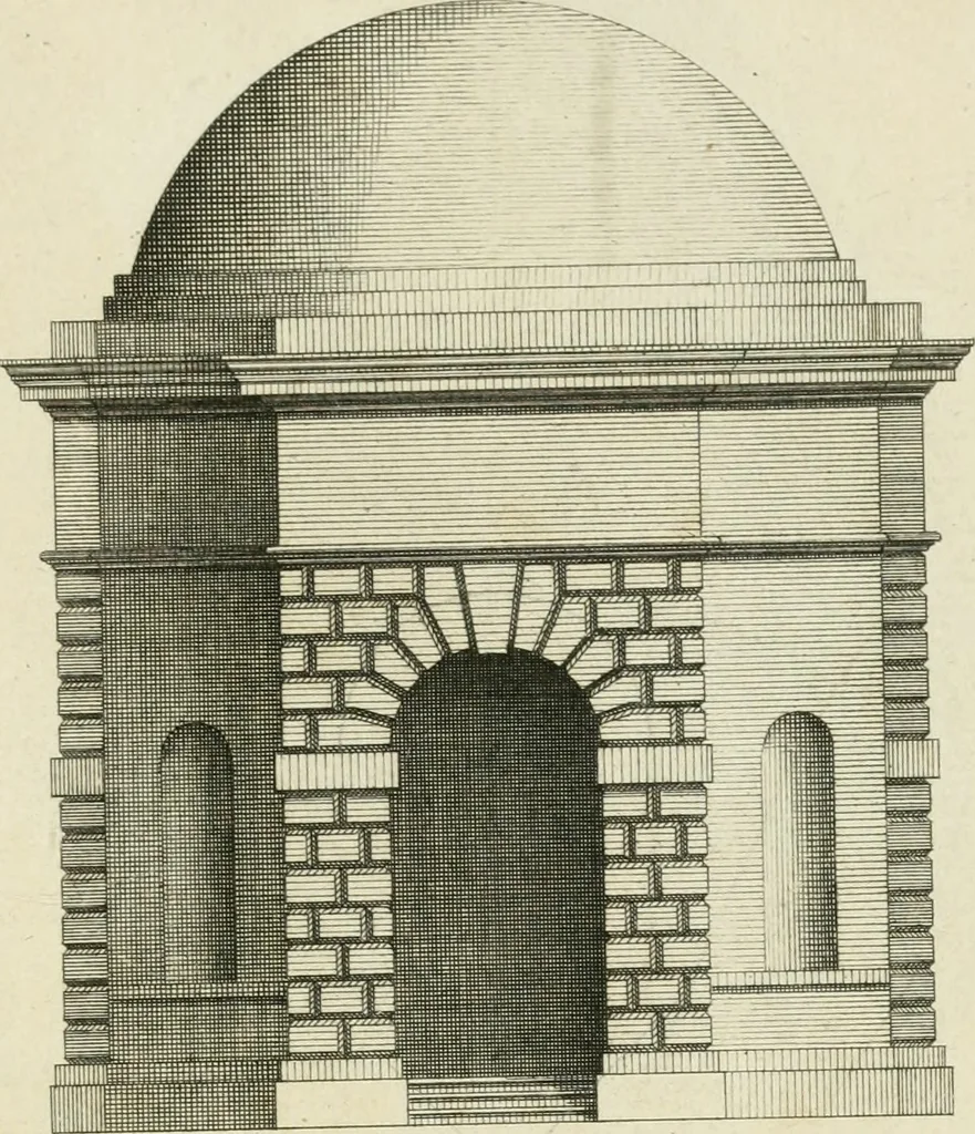 An illustration from Designs of Inigo Jones and others, 1731, leaf 80