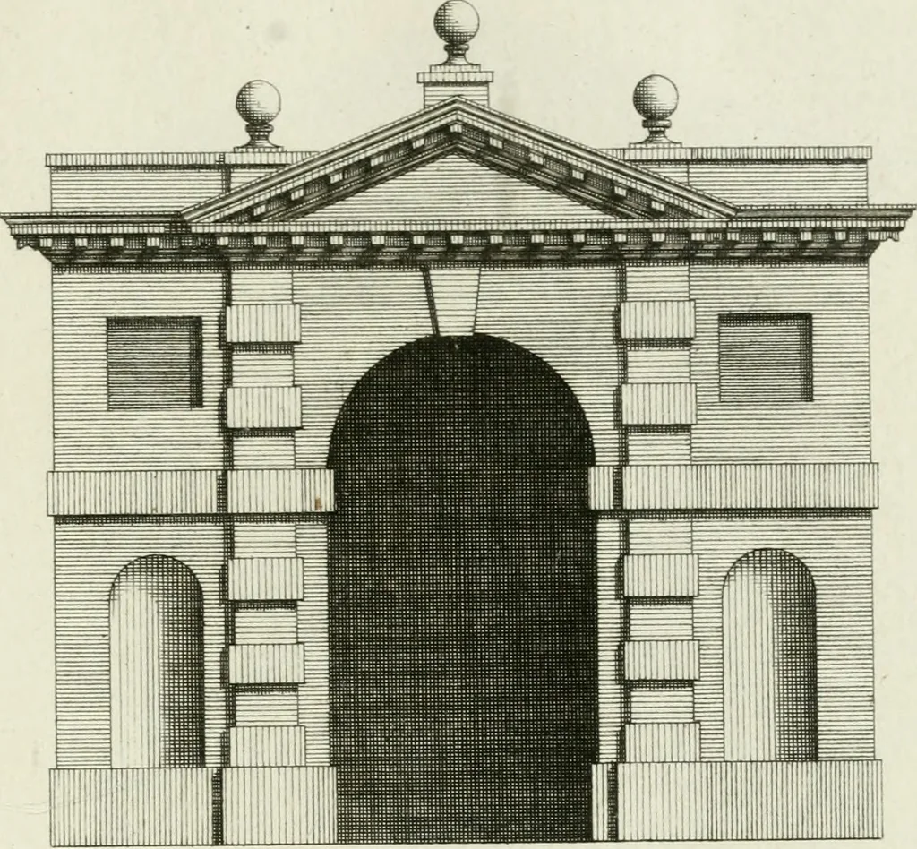 An illustration from Designs of Inigo Jones and others, 1731, leaf 84