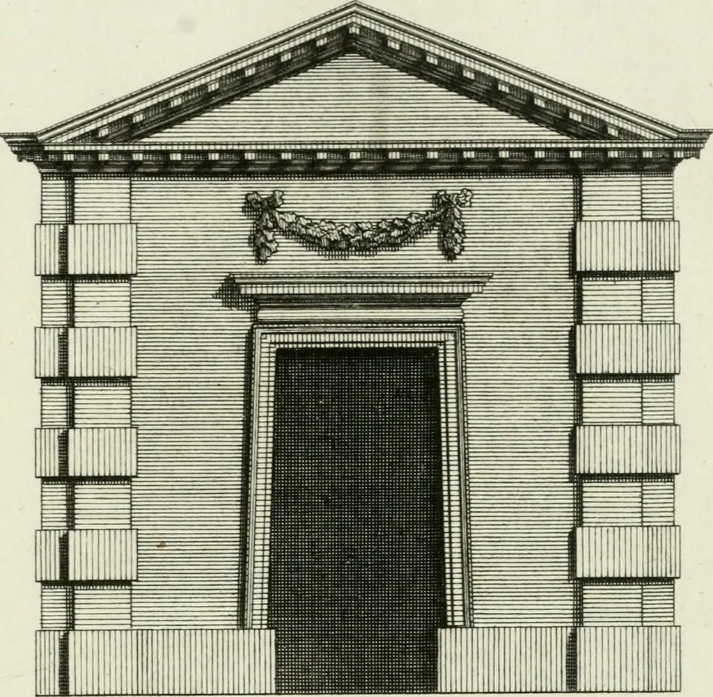 An illustration from Designs of Inigo Jones and others, 1731, leaf 86