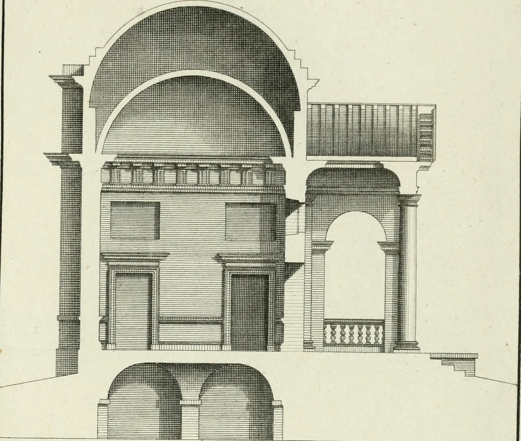 An illustration from Designs of Inigo Jones and others, 1731, leaf 92