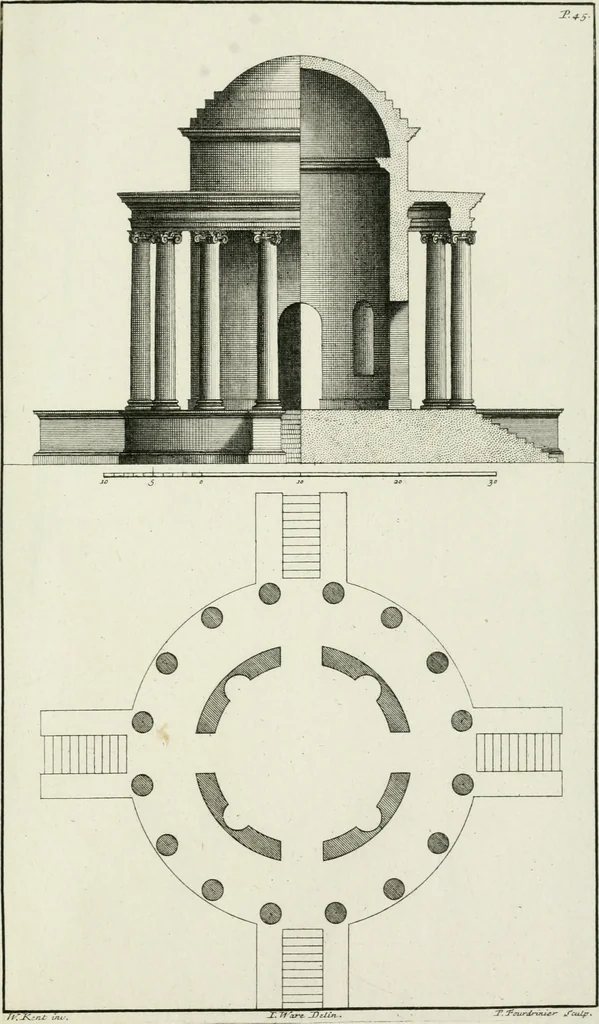 An illustration from Designs of Inigo Jones and others, 1731, leaf 94