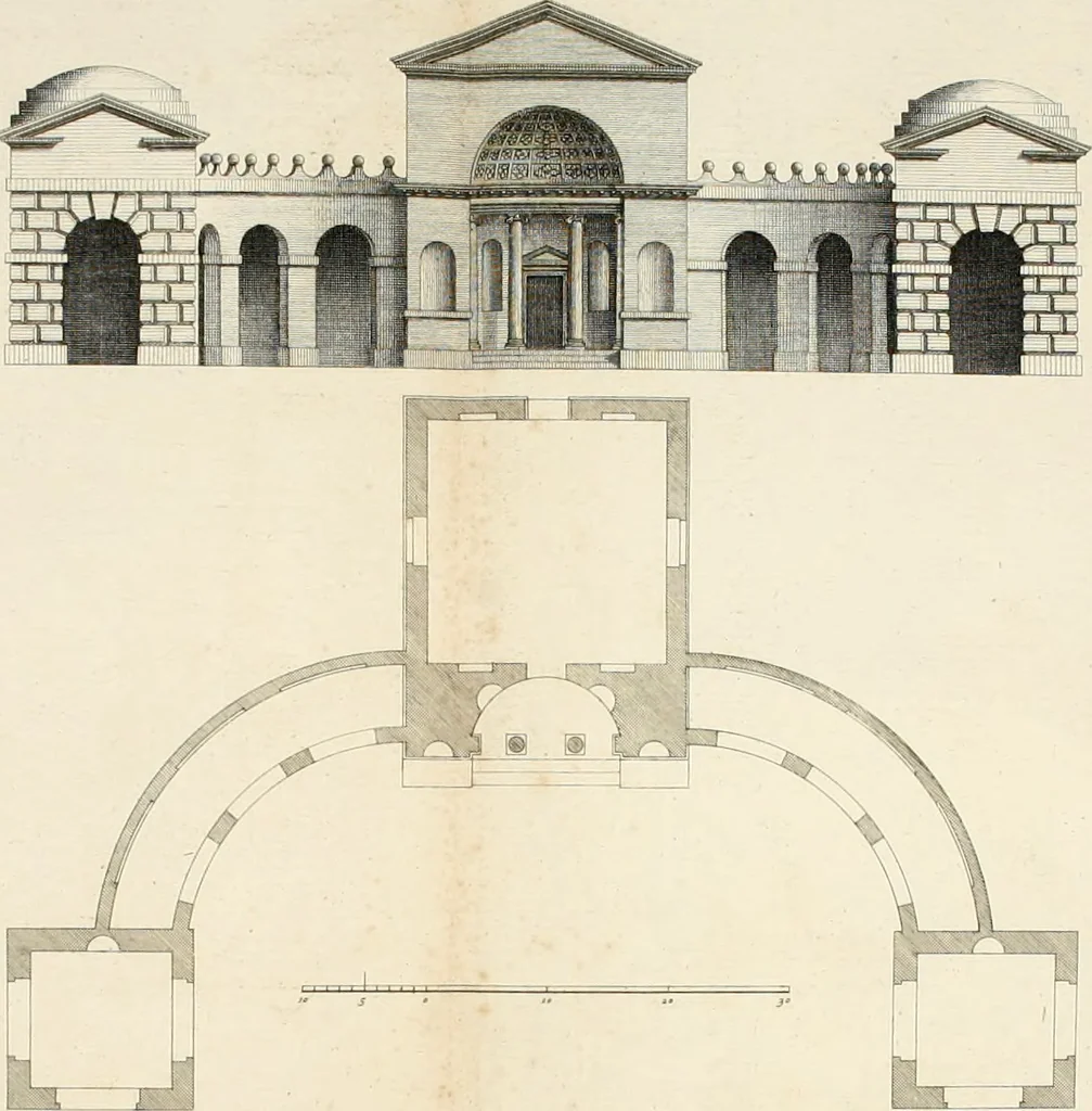 An illustration from Designs of Inigo Jones and others, 1731, leaf 97