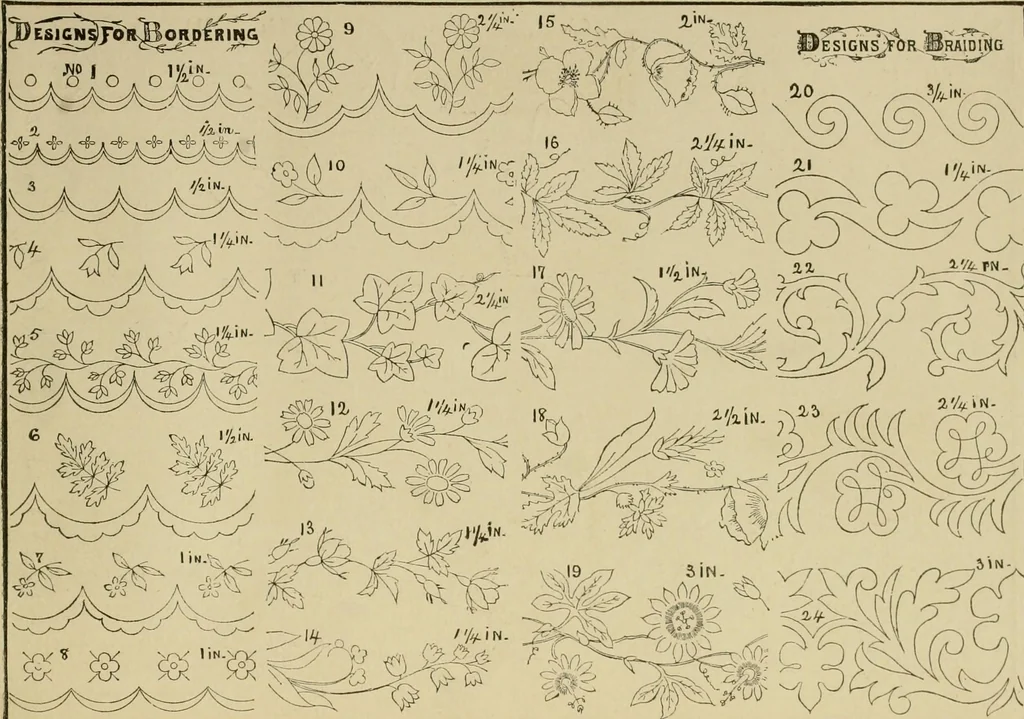 An illustration from Designs and patterns for needle work, 1873, leaf 11