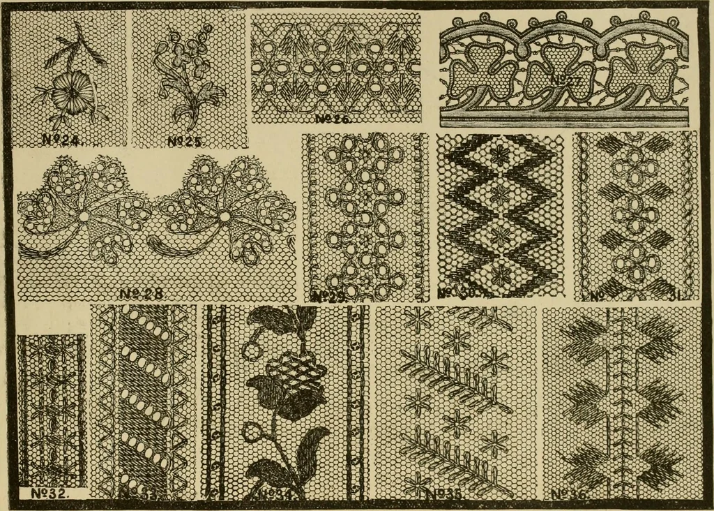 An illustration from Designs and patterns for needle work, 1873, leaf 17