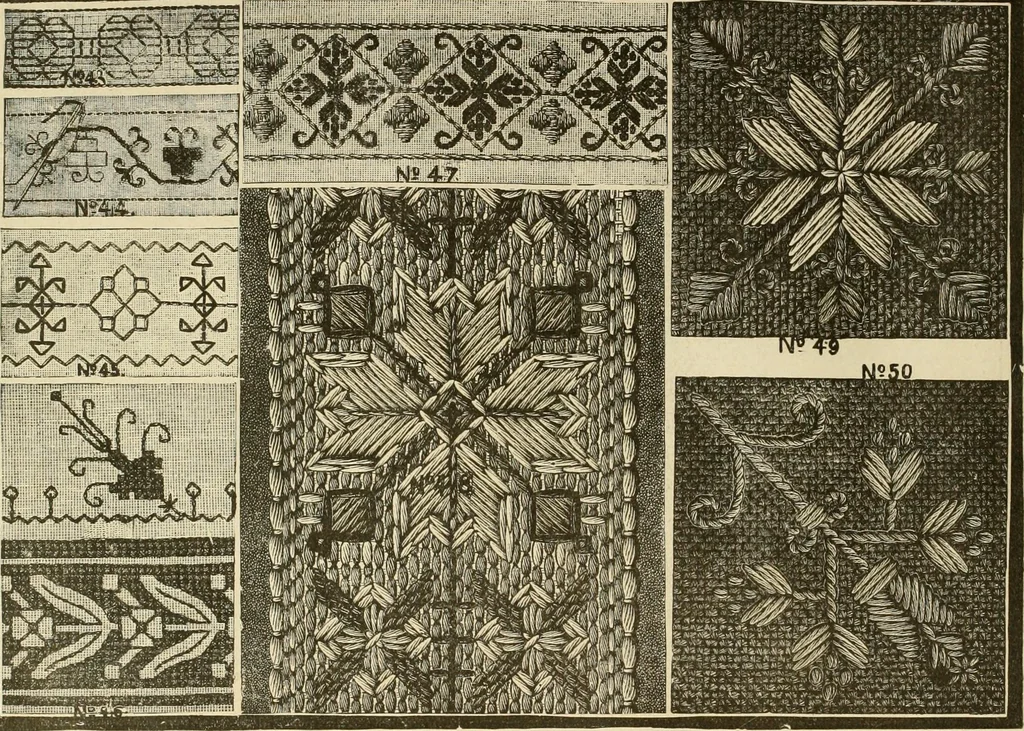 An illustration from Designs and patterns for needle work, 1873, leaf 18