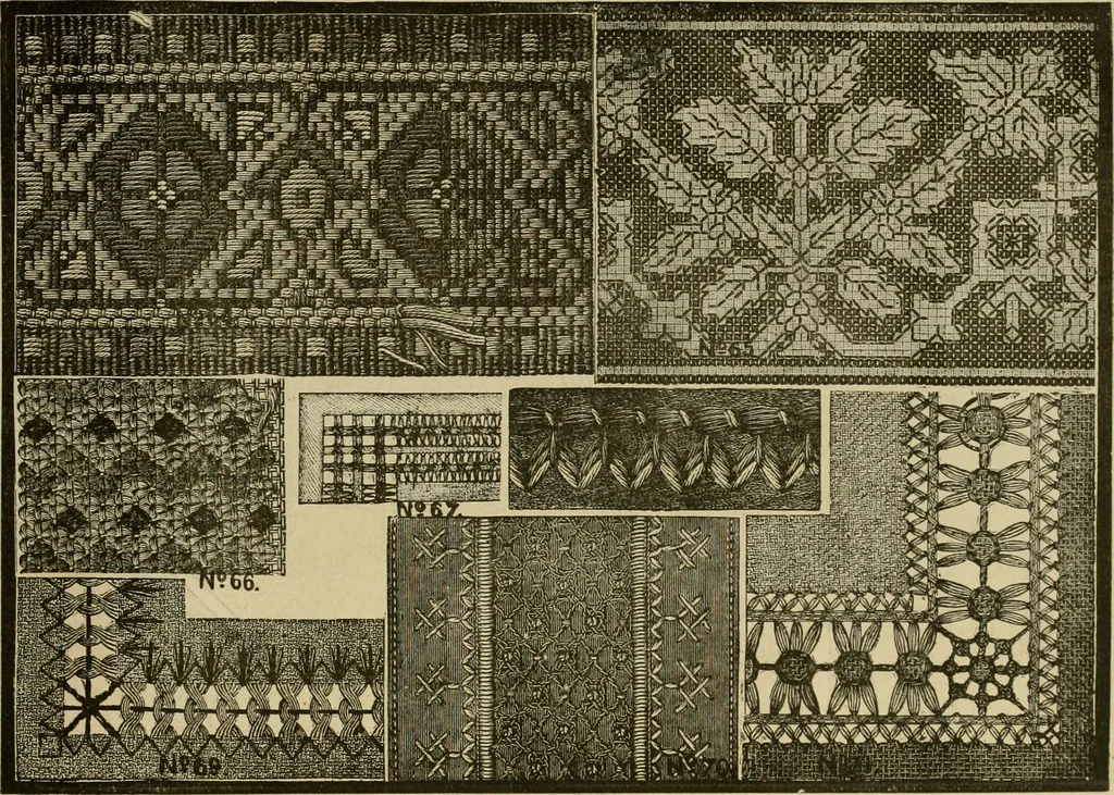 An illustration from Designs and patterns for needle work, 1873, leaf 19