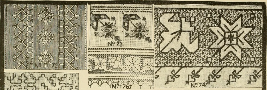 An illustration from Designs and patterns for needle work, 1873, leaf 20