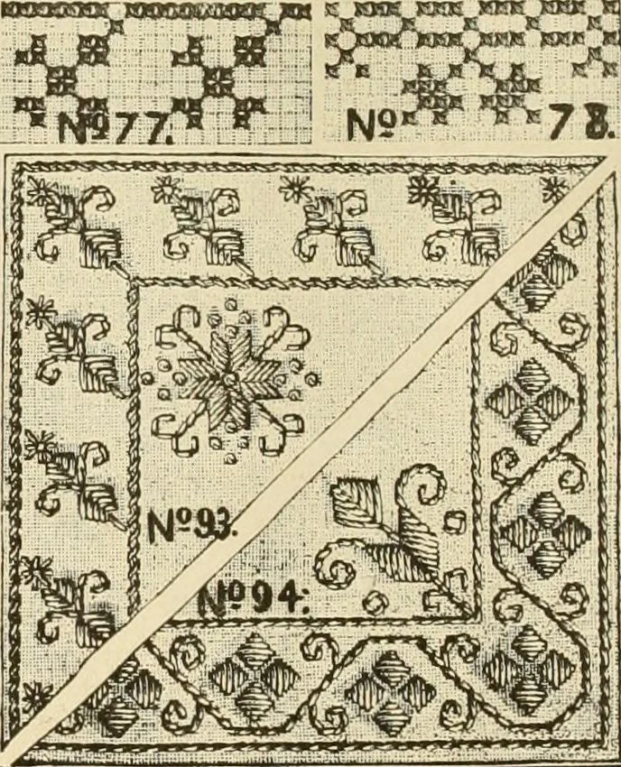 An illustration from Designs and patterns for needle work, 1873, leaf 20