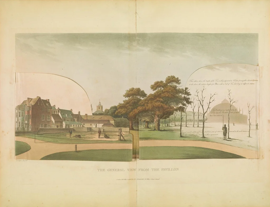 An illustration from Designs for the pavillon at Brighton : humbly inscribed to His Royal Highness the Prince of Wales, 1808, leaf 71