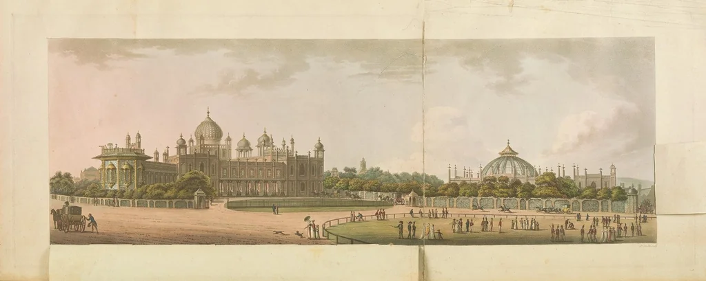 An illustration from Designs for the pavillon at Brighton : humbly inscribed to His Royal Highness the Prince of Wales, 1808, leaf 95