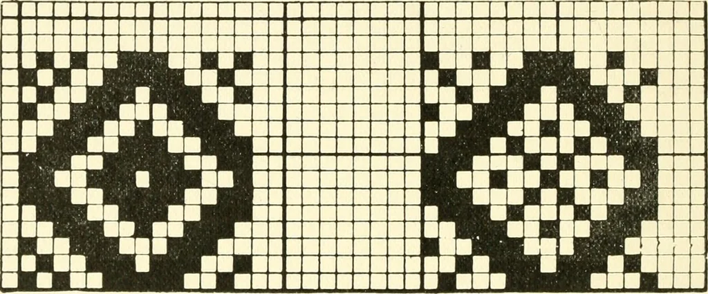 An illustration from Design texts : a practical treatise on textile design, cloth construction, fabric analysis and calculations, 1910, leaf 100