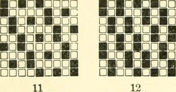 An illustration from Design texts : a practical treatise on textile design, cloth construction, fabric analysis and calculations, 1910, leaf 211