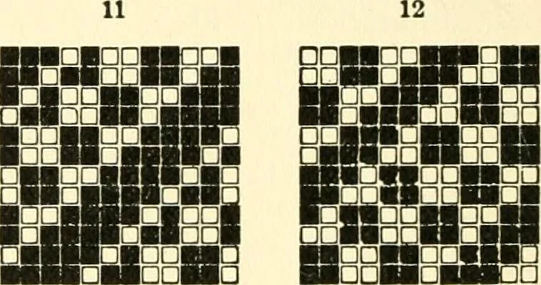 An illustration from Design texts : a practical treatise on textile design, cloth construction, fabric analysis and calculations, 1910, leaf 222