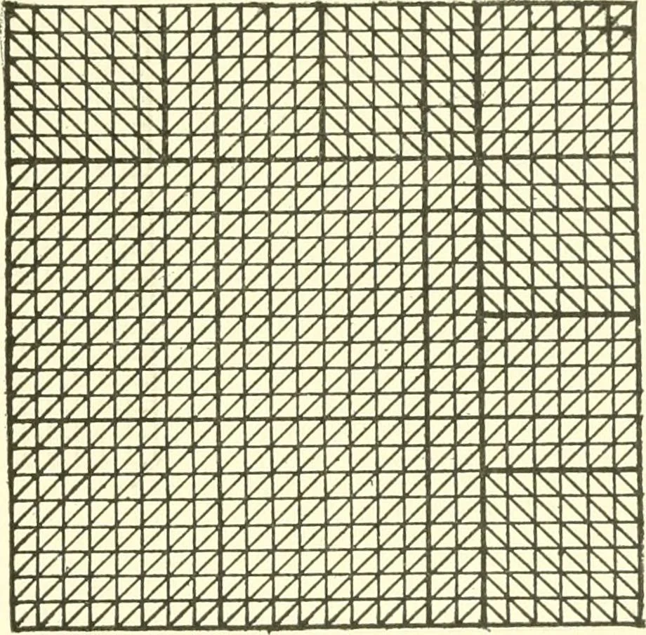 An illustration from Design texts : a practical treatise on textile design, cloth construction, fabric analysis and calculations, 1910, leaf 43