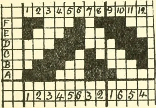 An illustration from Design texts : a practical treatise on textile design, cloth construction, fabric analysis and calculations, 1910, leaf 49
