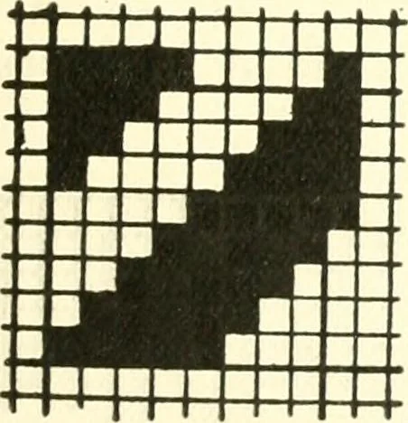 An illustration from Design texts : a practical treatise on textile design, cloth construction, fabric analysis and calculations, 1910, leaf 89