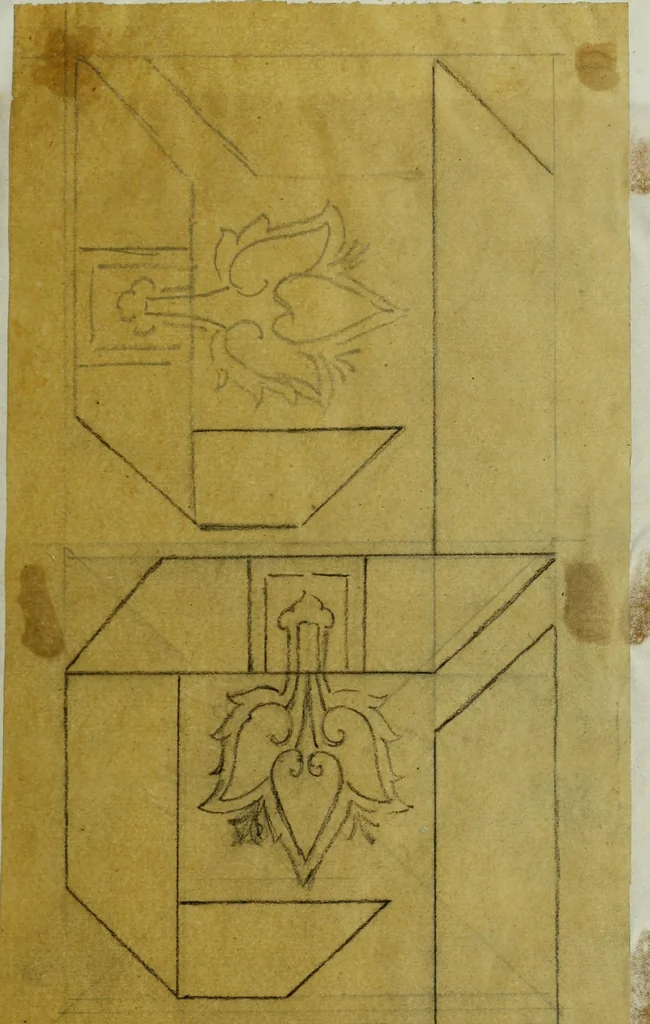 An illustration from [Design tracings, 1875, leaf 100
