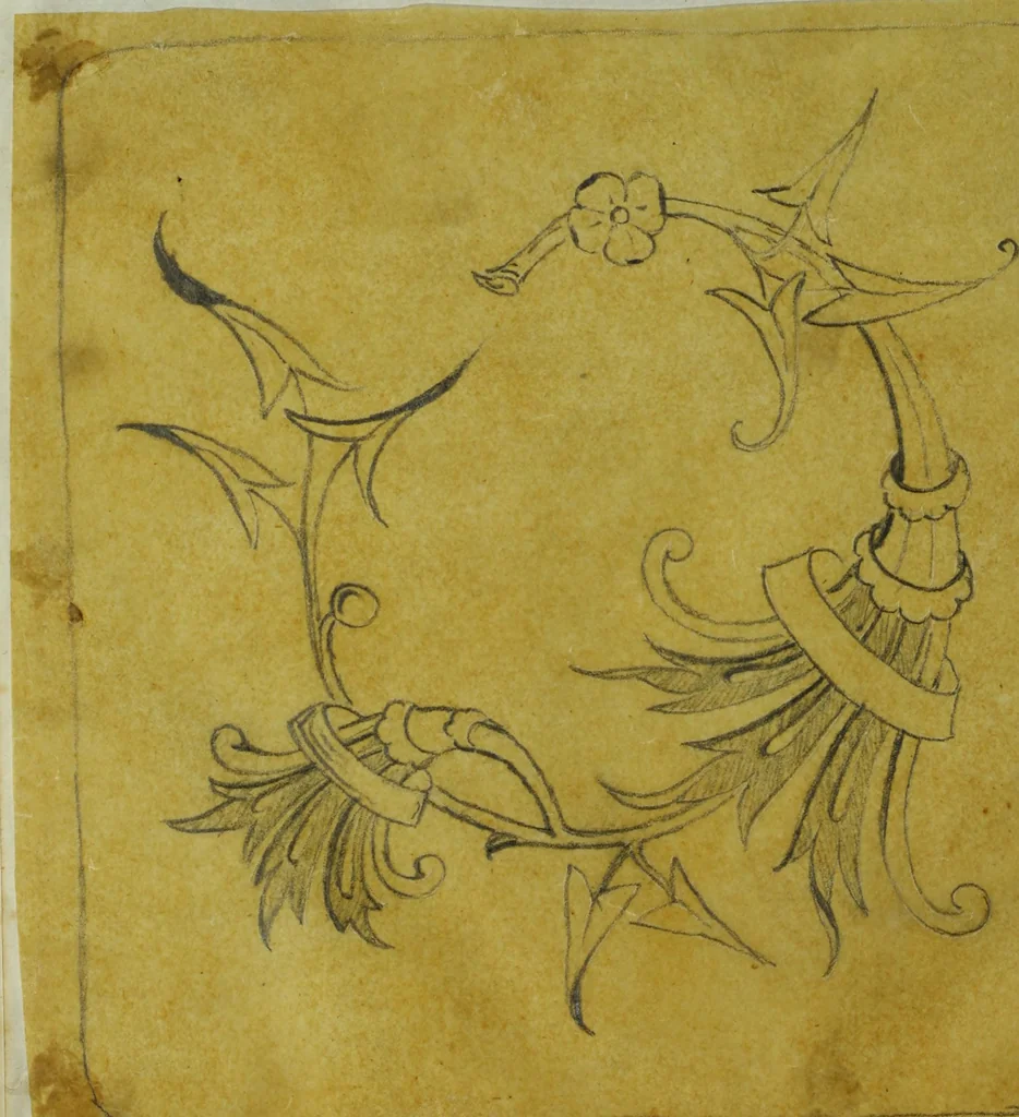 An illustration from [Design tracings, 1875, leaf 117