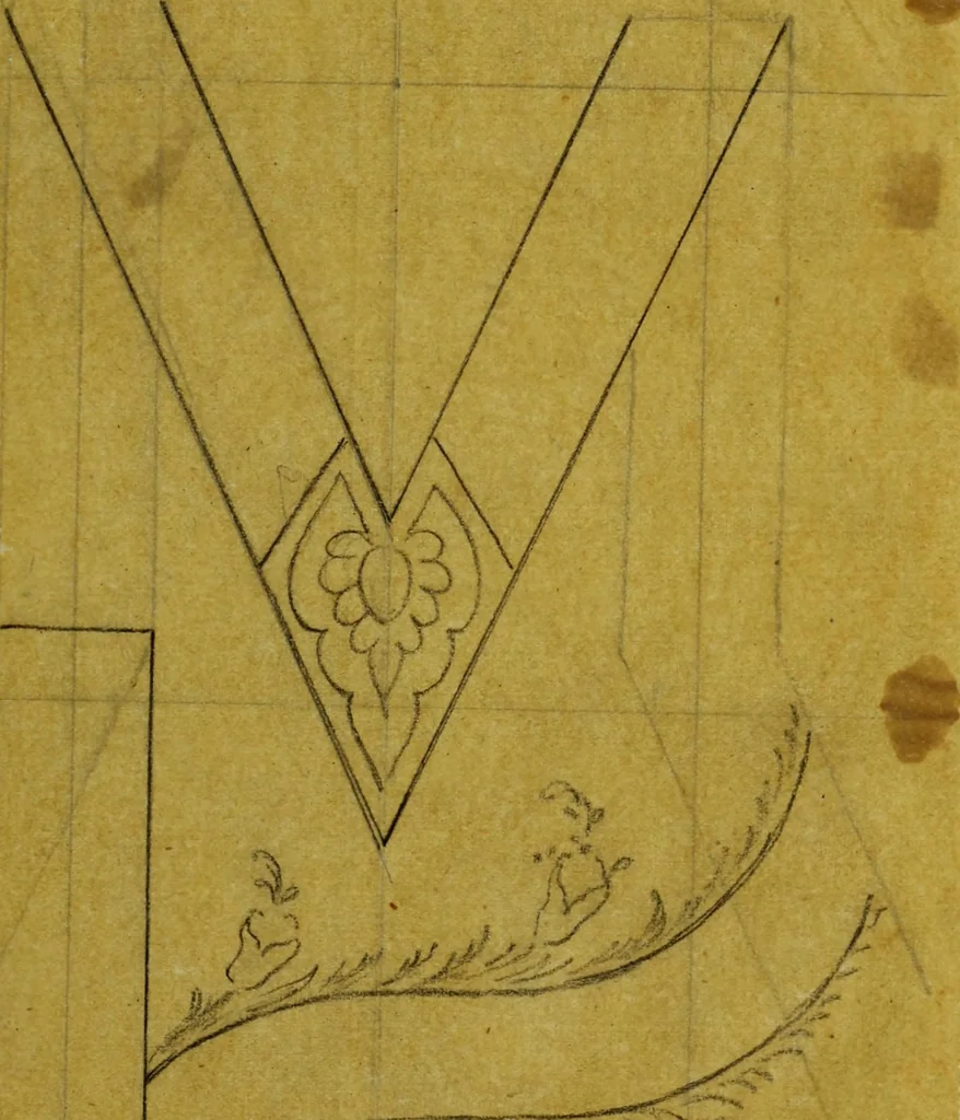 An illustration from [Design tracings, 1875, leaf 118