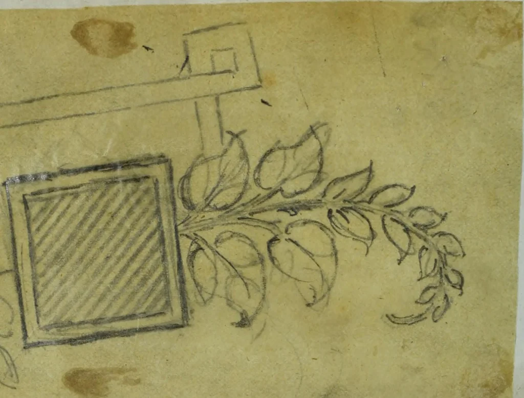 An illustration from [Design tracings, 1875, leaf 121