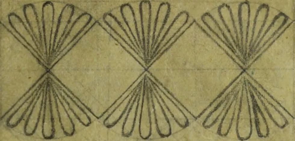 An illustration from [Design tracings, 1875, leaf 122