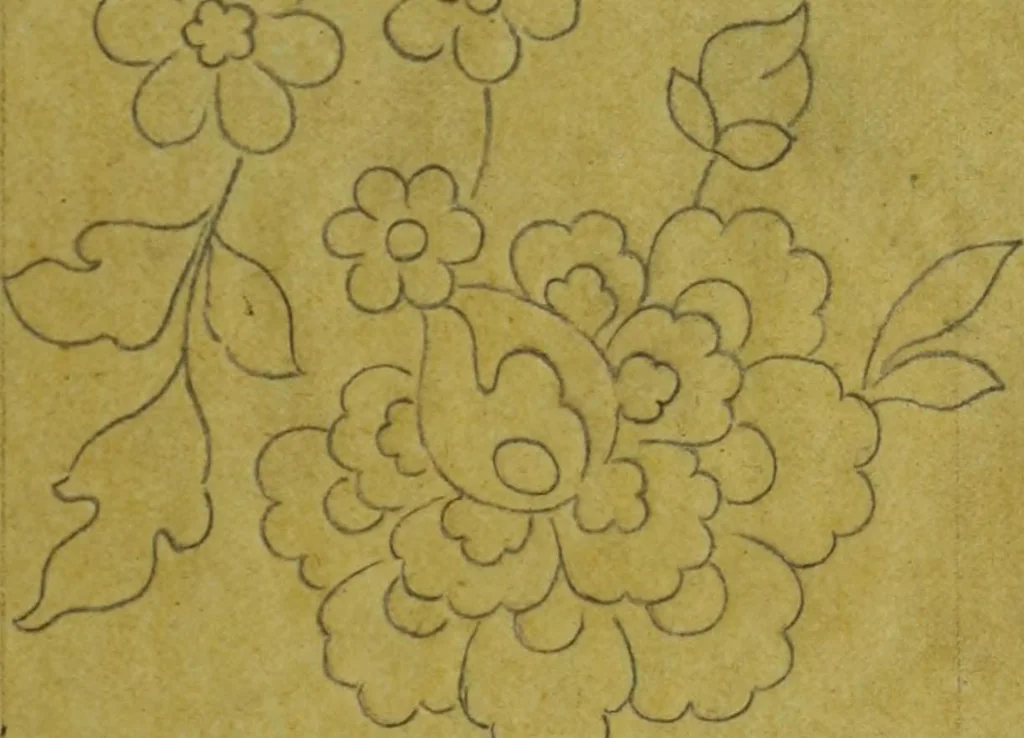 An illustration from [Design tracings, 1875, leaf 14