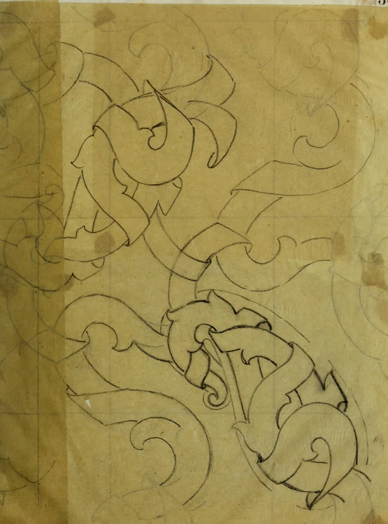 An illustration from [Design tracings, 1875, leaf 142