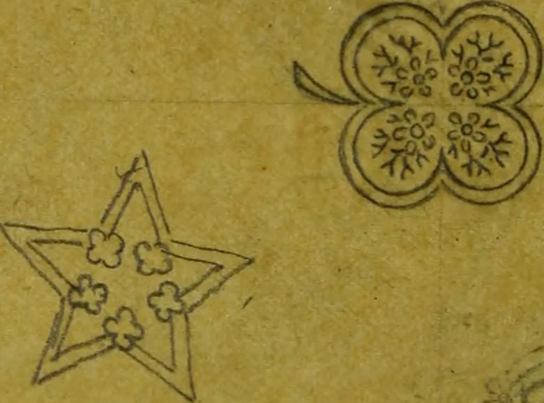 An illustration from [Design tracings, 1875, leaf 153