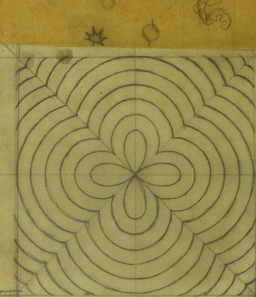 An illustration from [Design tracings, 1875, leaf 19
