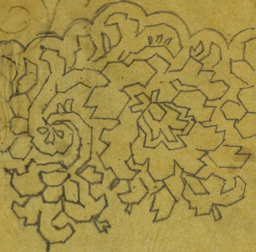 An illustration from [Design tracings, 1875, leaf 28