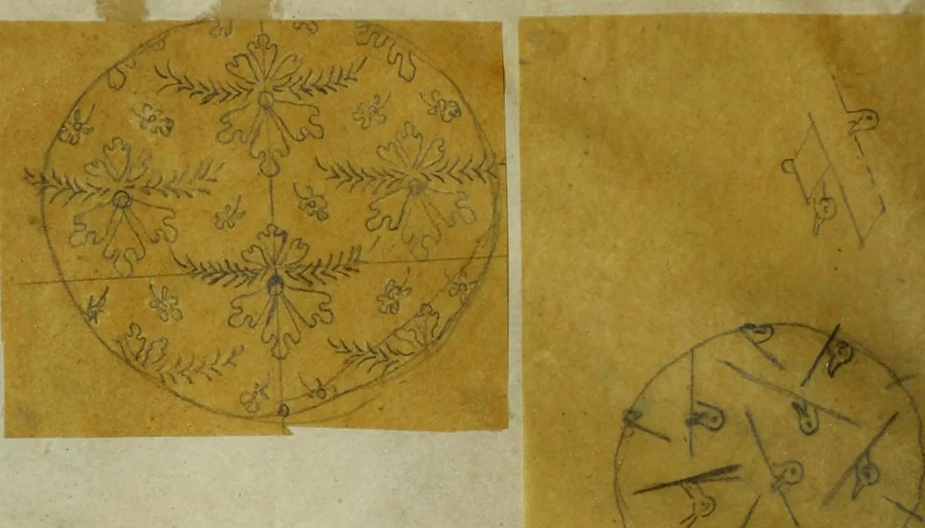 An illustration from [Design tracings, 1875, leaf 29