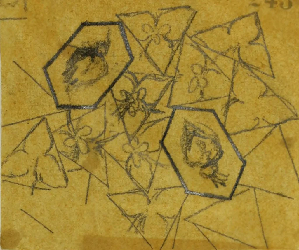 An illustration from [Design tracings, 1875, leaf 44