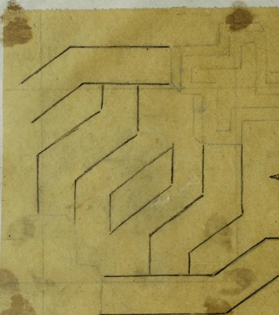 An illustration from [Design tracings, 1875, leaf 57