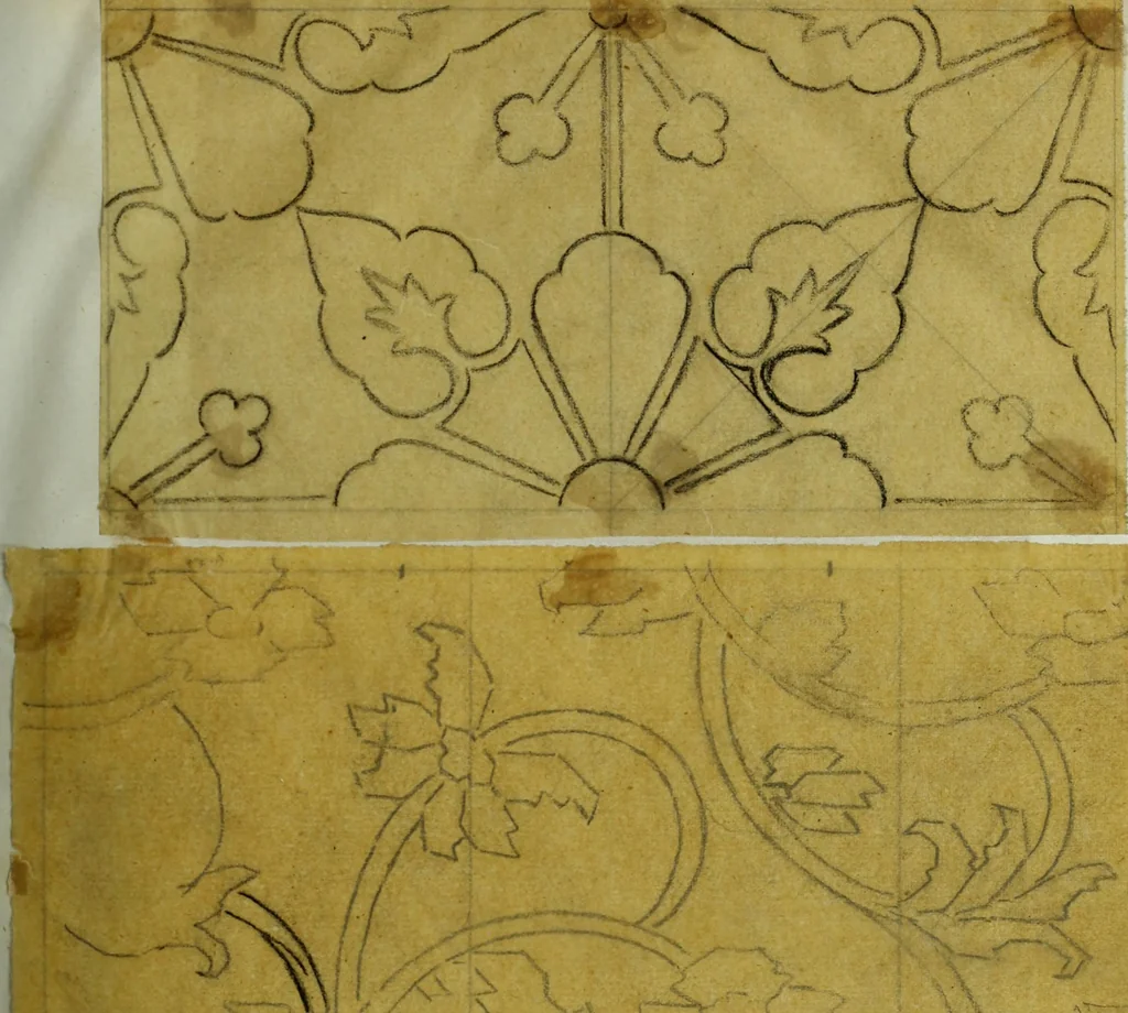 An illustration from [Design tracings, 1875, leaf 58