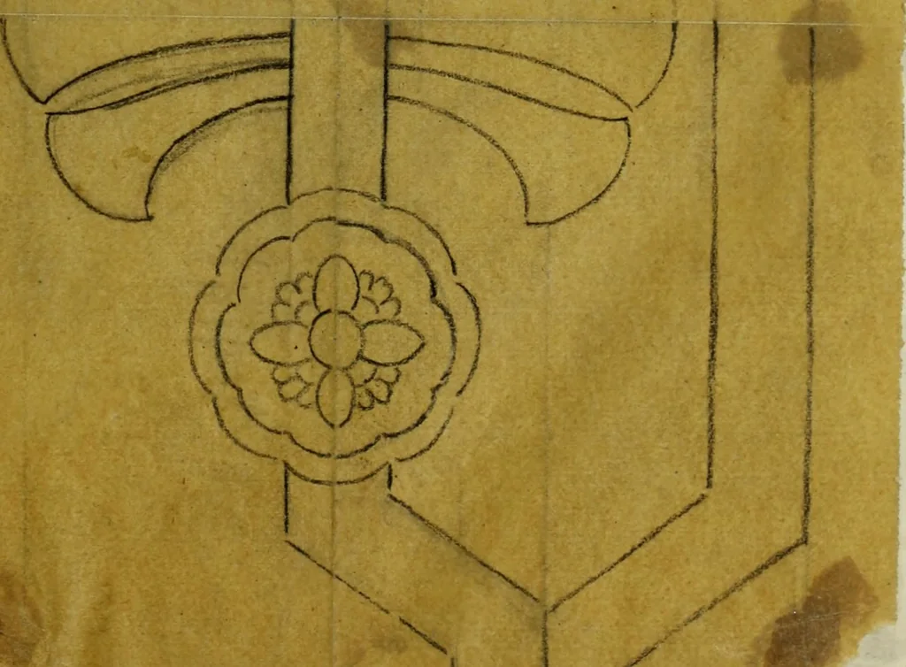 An illustration from [Design tracings, 1875, leaf 66
