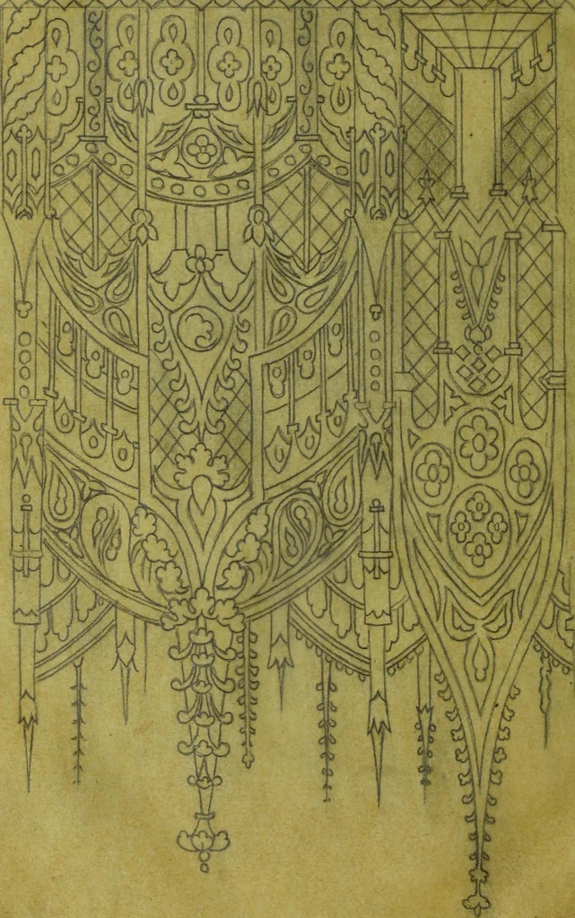 An illustration from [Design tracings, 1875, leaf 87