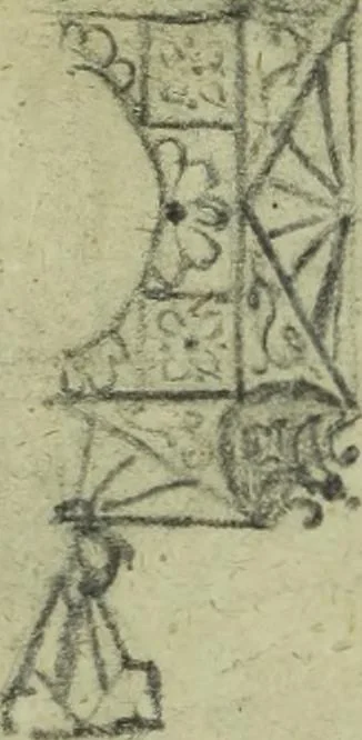 An illustration from [Design tracings, 1875, leaf 95
