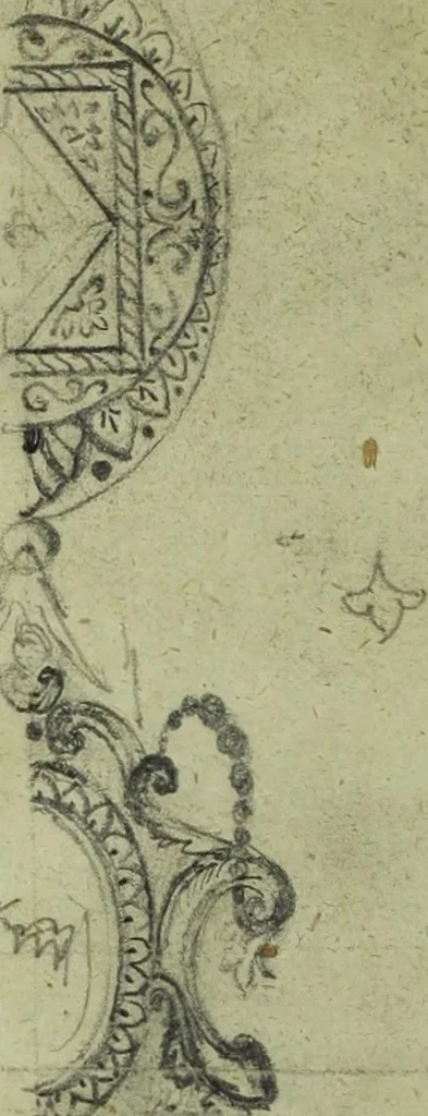 An illustration from [Design tracings, 1875, leaf 95